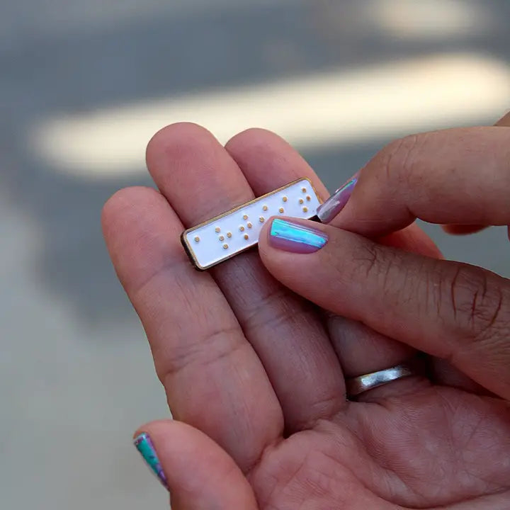 Artist Braille Pin