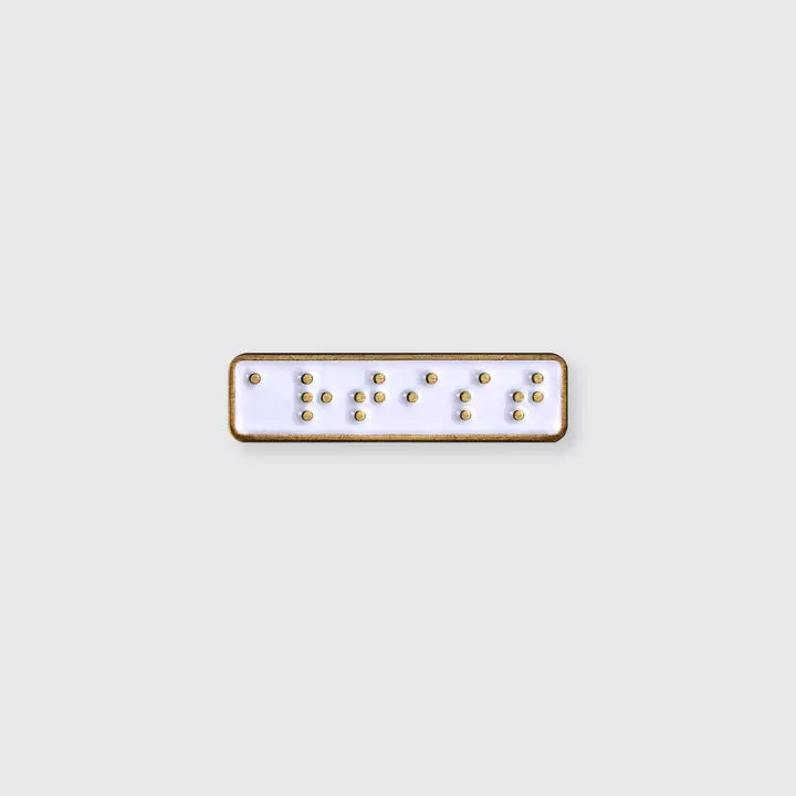 Artist Braille Pin
