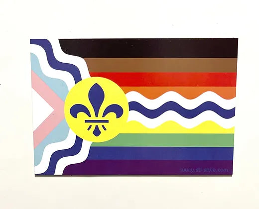 St. Louis Pride Flag Sticker