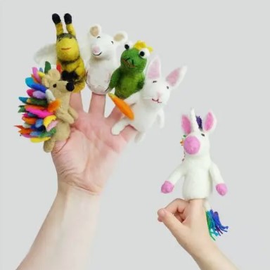 Felted Finger Puppets