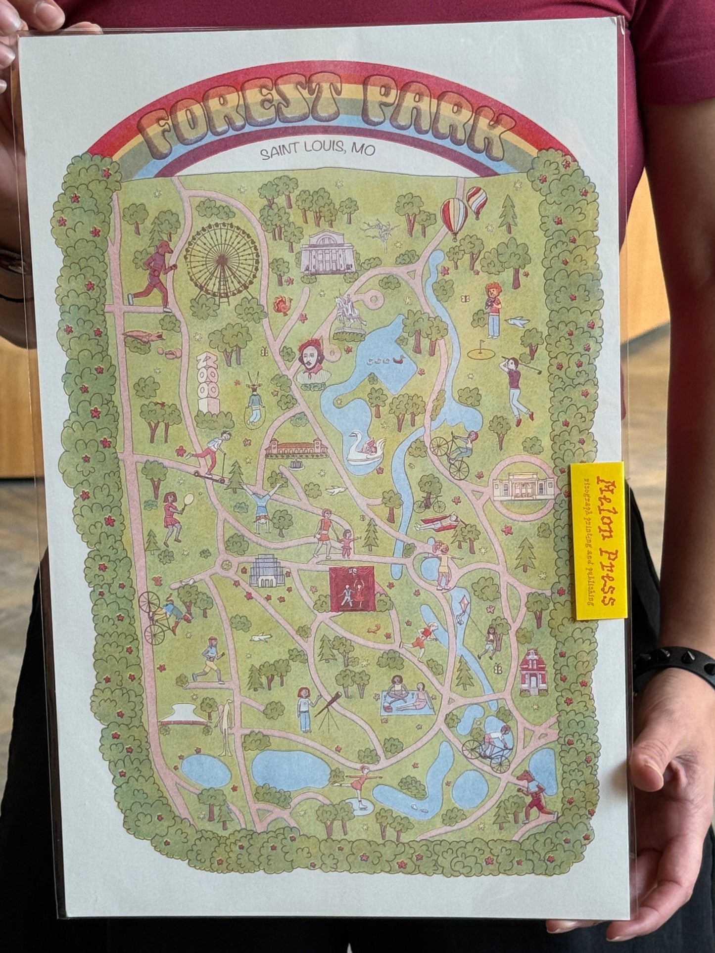 Melon Press: Forest Park Print