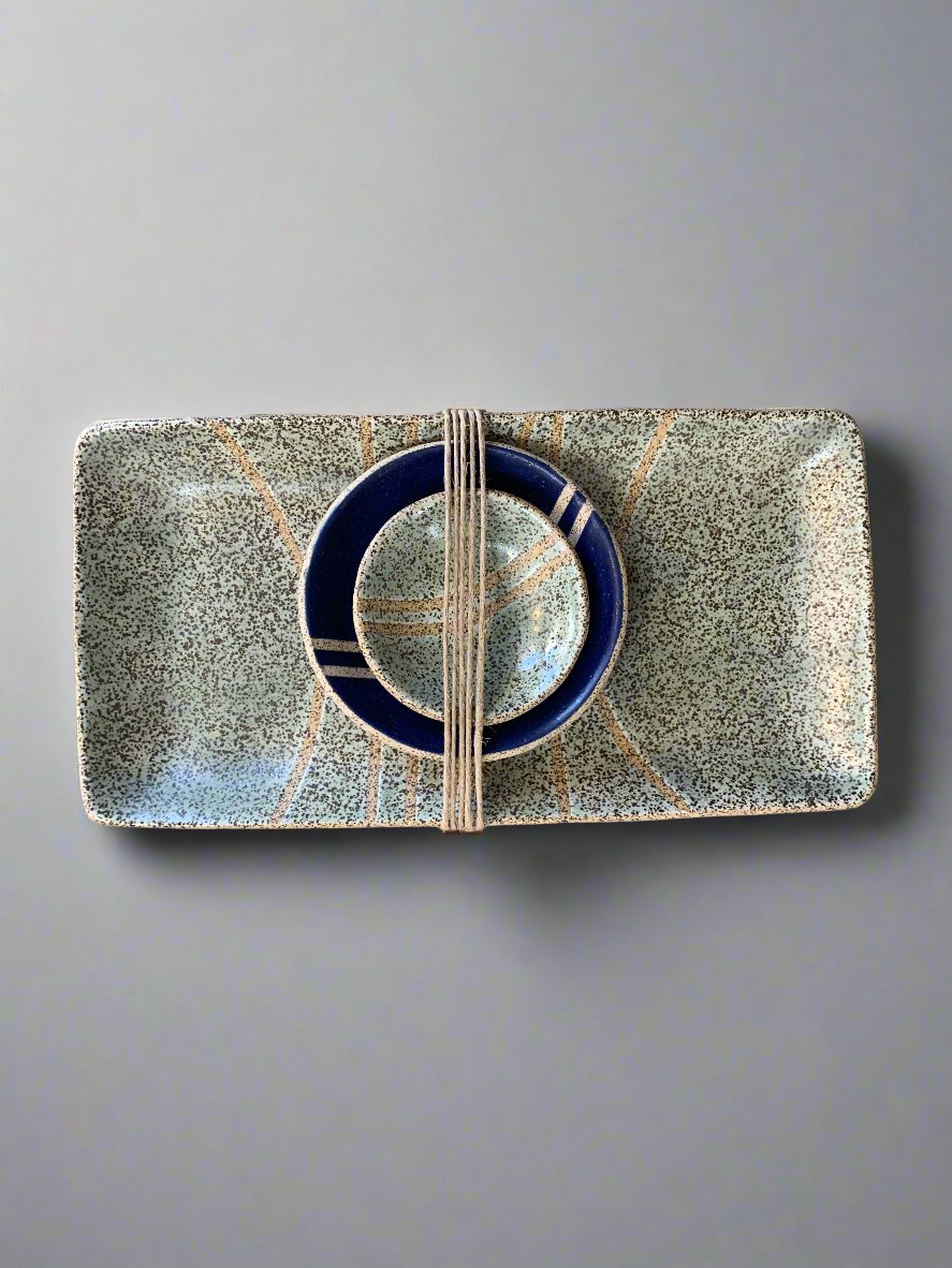 Zak Pottery: Rectangle Trays with Bowls