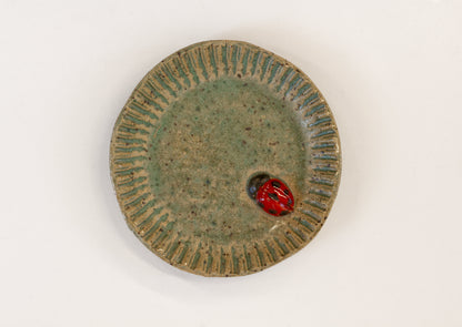 Giessow Pottery: Round Stoneware Plates