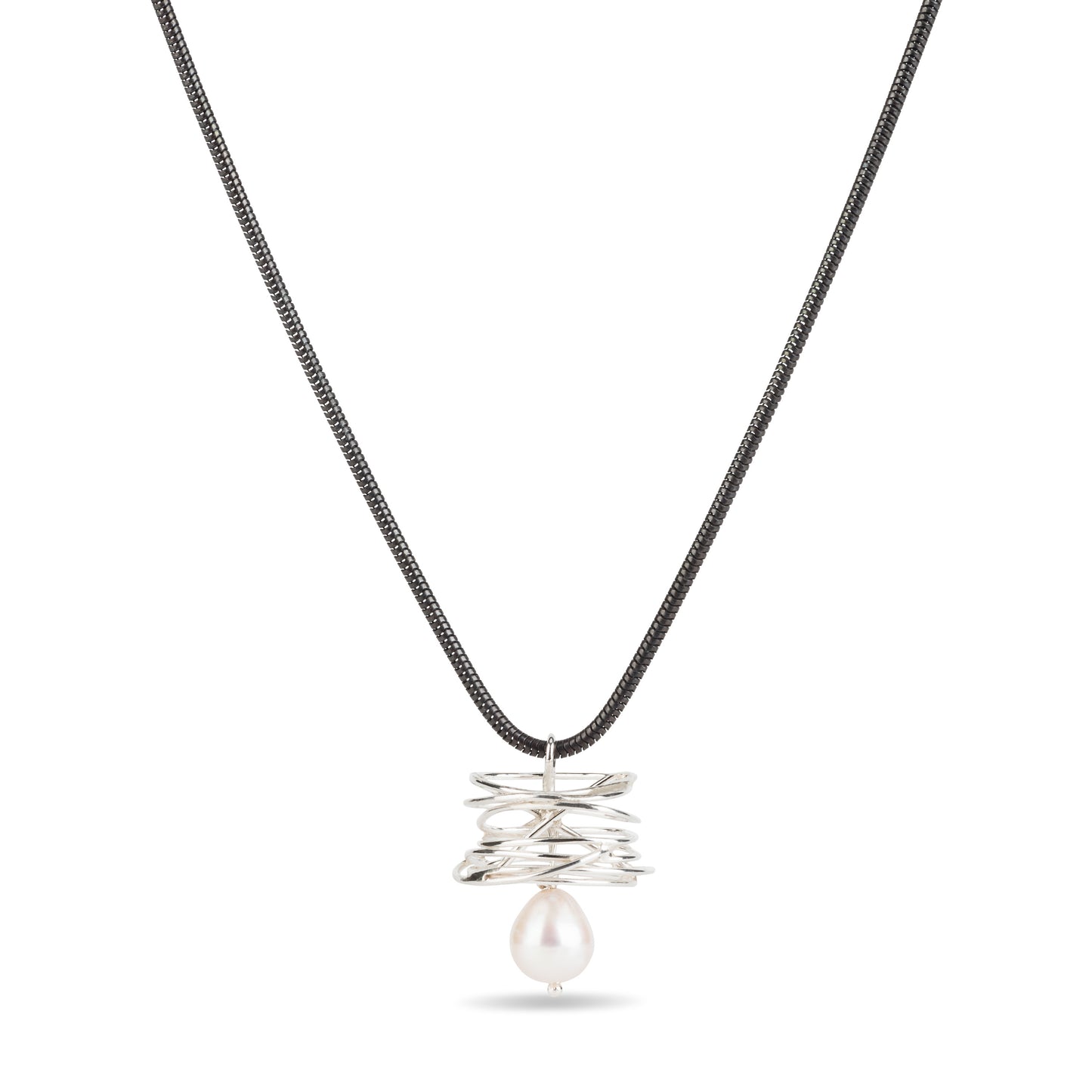 Uncommon Threads: Pearl in a Nest Pendant