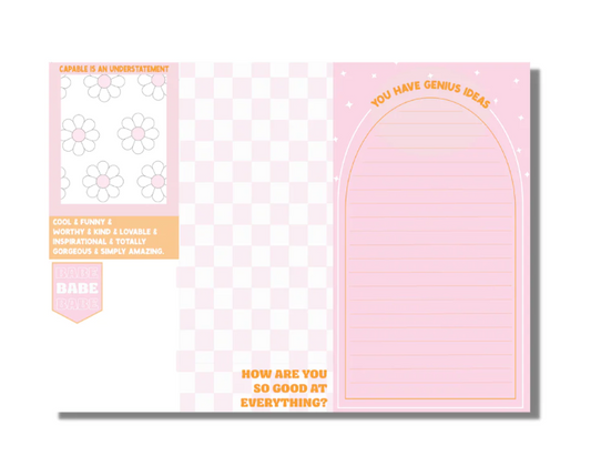 "Complimentary" Notepad Set