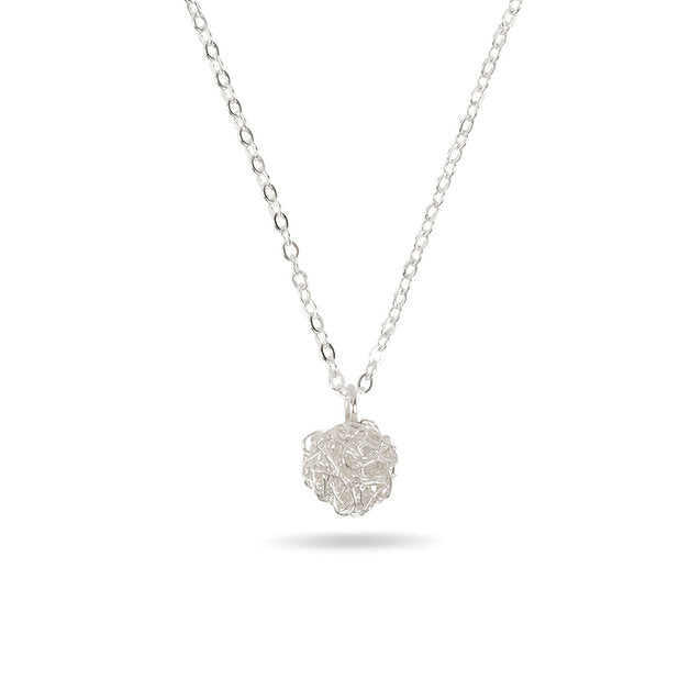 Uncommon Threads: Crocheted Mini Ball Pendant