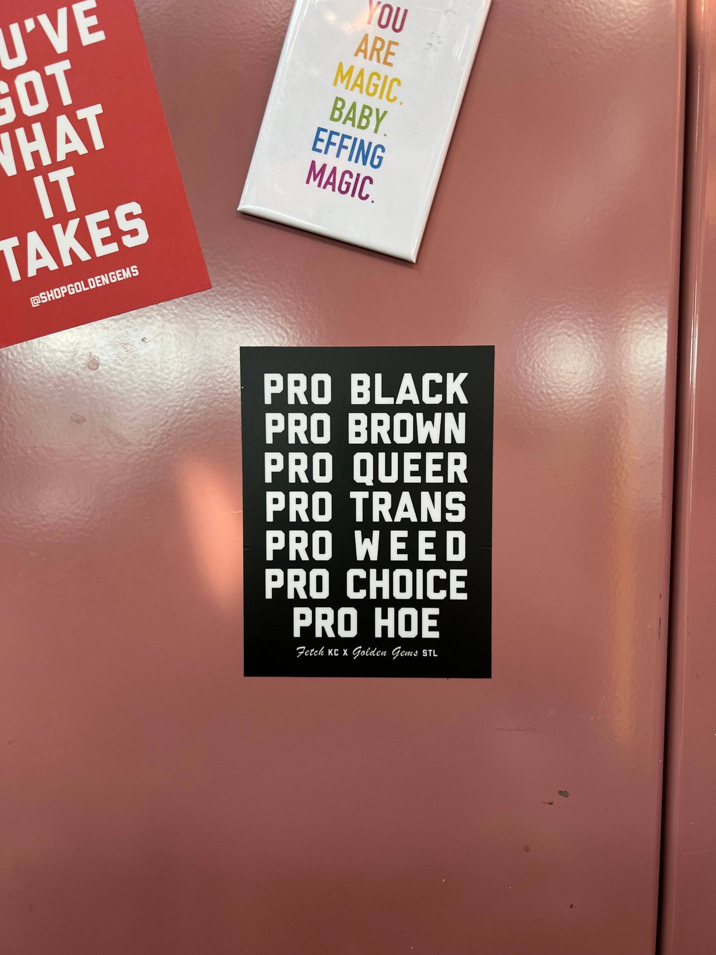 Pro Hoe Sticker - Black