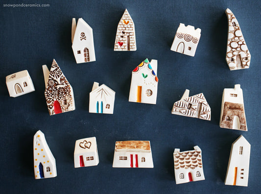 Snow Pond Ceramics: Small Houses