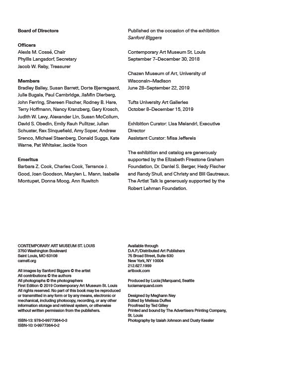 Sanford Biggers Catalog