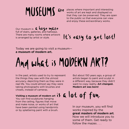 Let's Go To the Museum: A Modern Art Adventure Maze