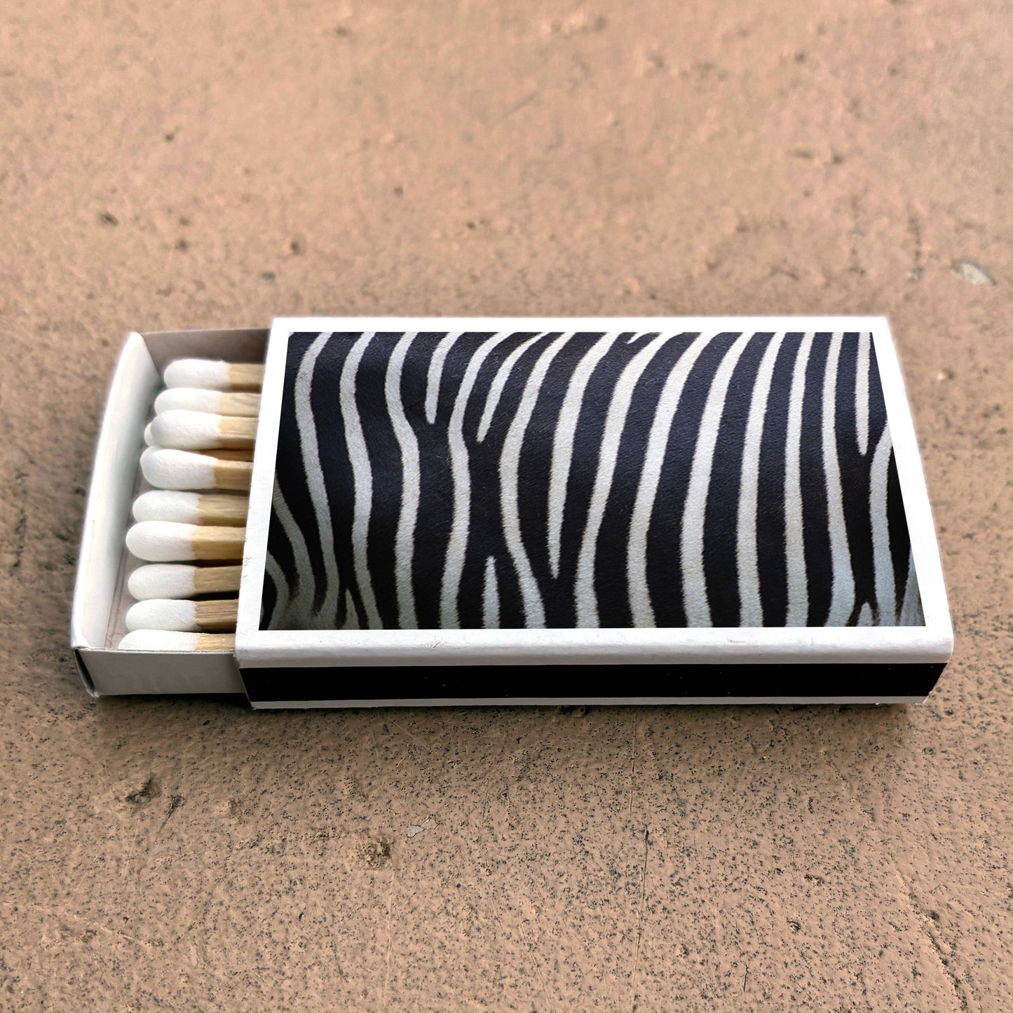 Matches • Zebra Skin Matchboxes • Home Decor for Candles