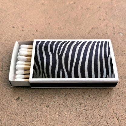 Matches • Zebra Skin Matchboxes • Home Decor for Candles