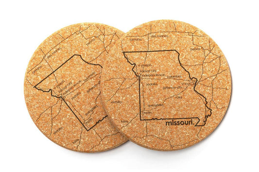 Missouri Cork Coaster - Set of 2