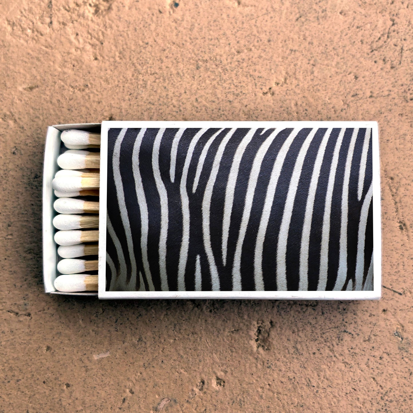 Matches • Zebra Skin Matchboxes • Home Decor for Candles