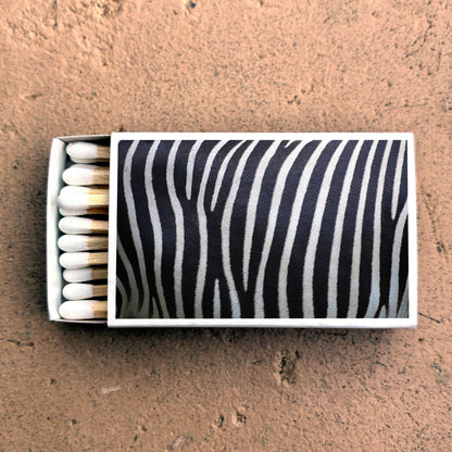 Matches • Zebra Skin Matchboxes • Home Decor for Candles