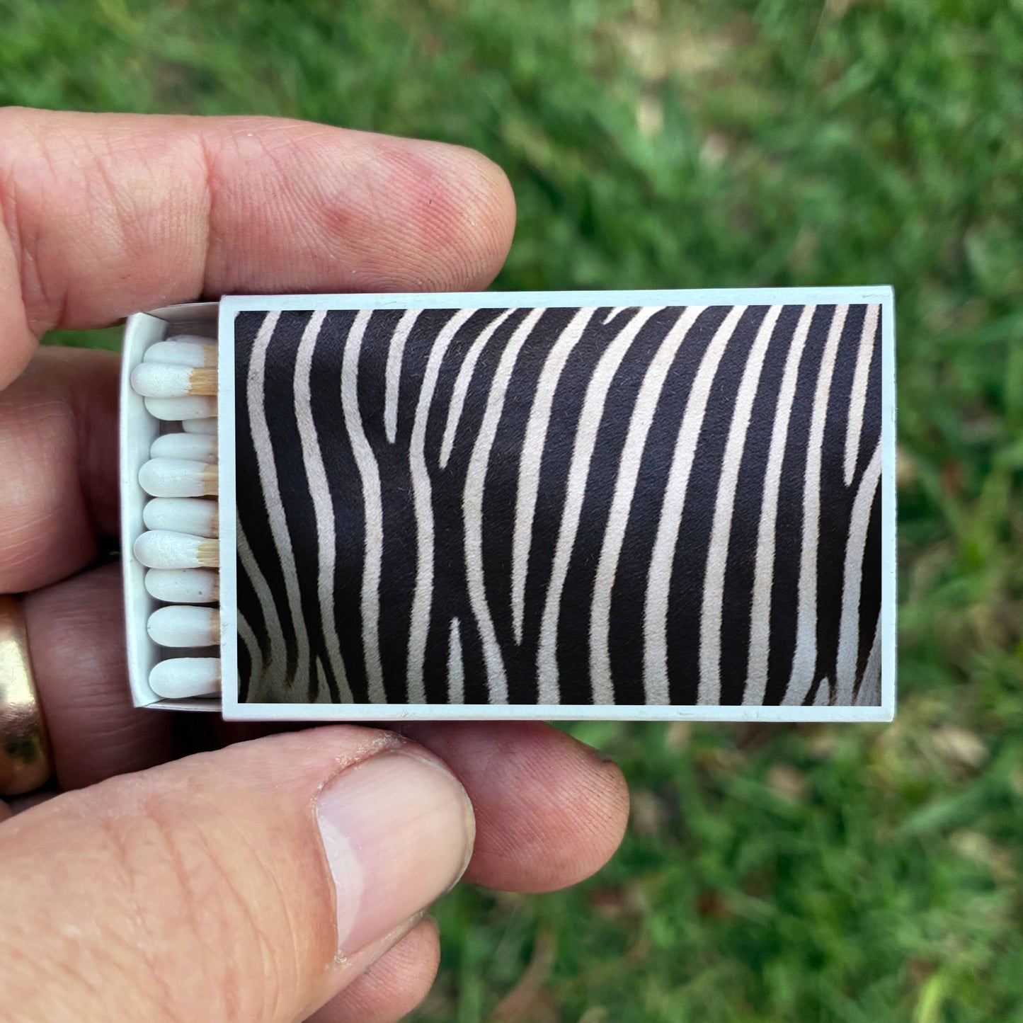 Matches • Zebra Skin Matchboxes • Home Decor for Candles