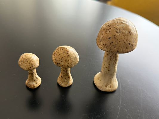 Giessow Pottery:  Large Mushrooms