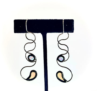 Dani Collette earrings - Scribble Hoops