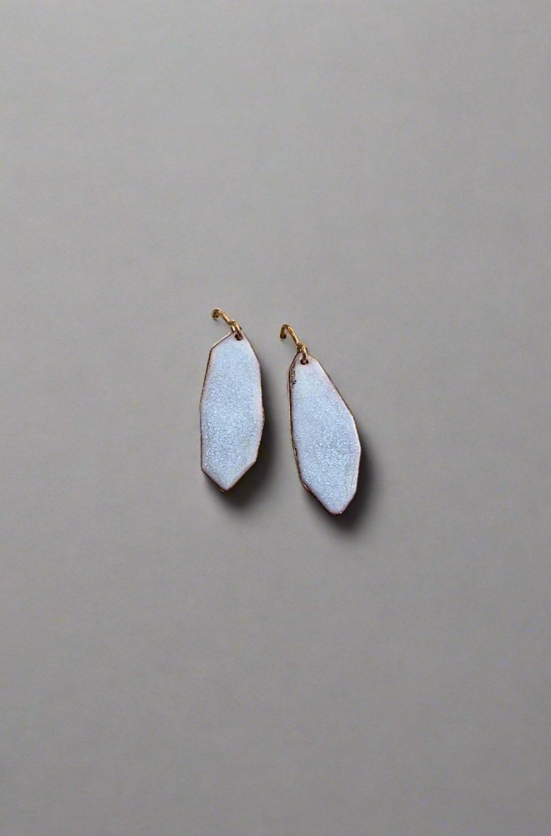 Robert Thomas Mullen: Enamel and Bronze Earrings