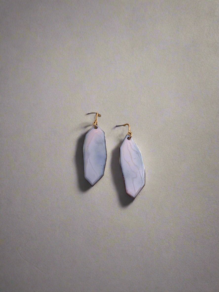 Robert Thomas Mullen: Enamel and Bronze Earrings