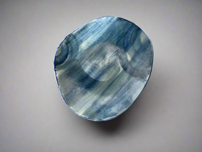 Nancy Exharu:  Blue and White Porcelain Dish