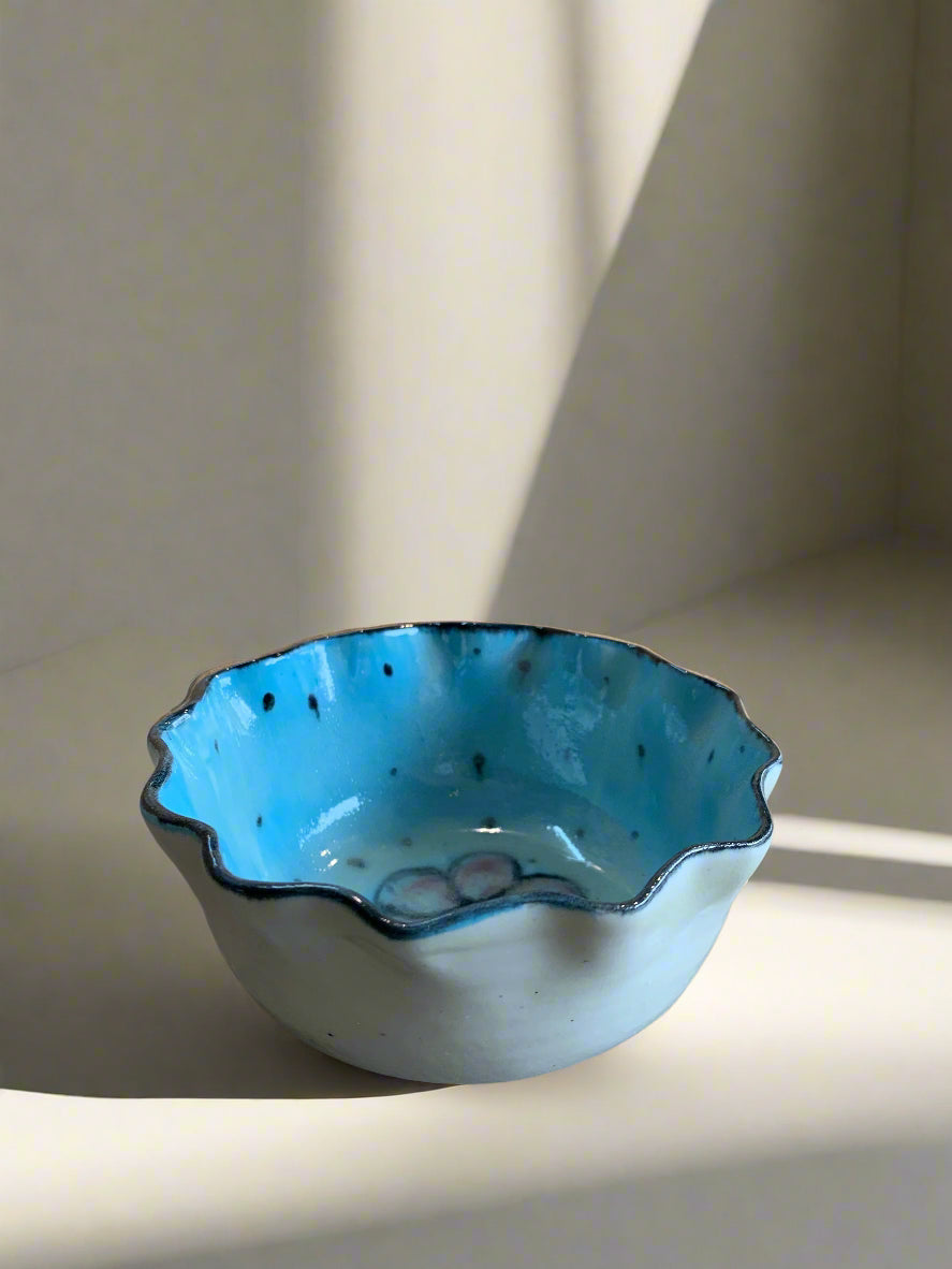 Elaine Unell: Ceramic Flower Bowl