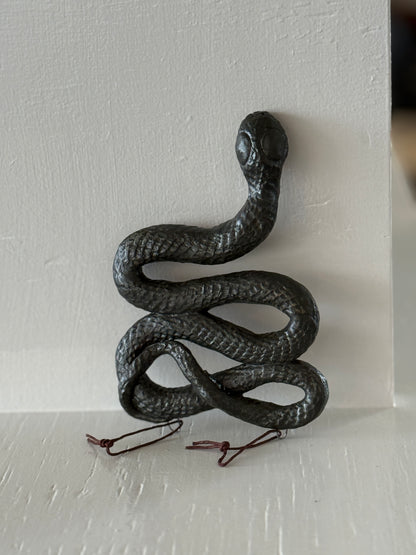 Giessow Pottery: Large Baby Snake ornament