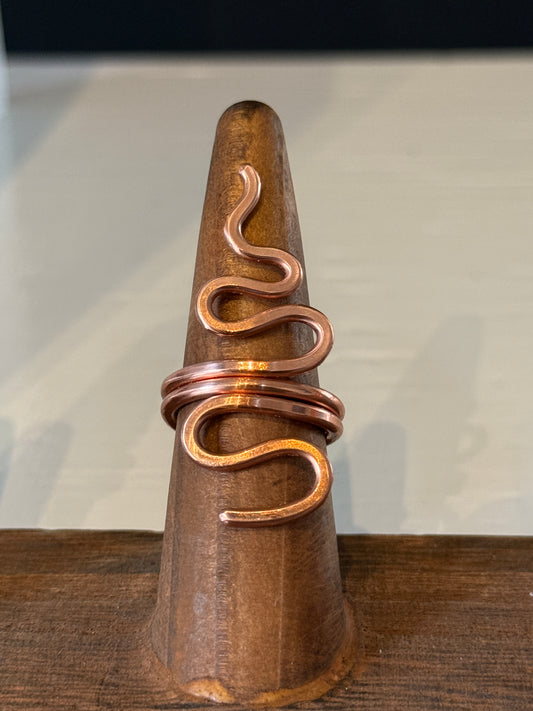 Earth Angel Heals: Copper S Ring