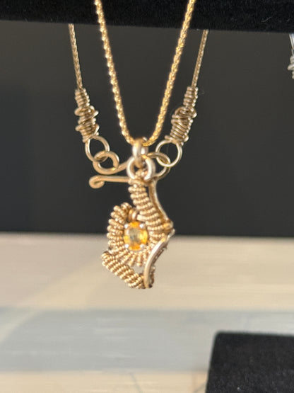 Earth Angel Heals: 14k gold filled sapphire w/silver