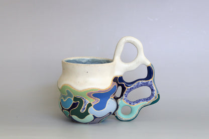 Jessica Thompson-Lee: Four Loop Handle Sculptural Mug