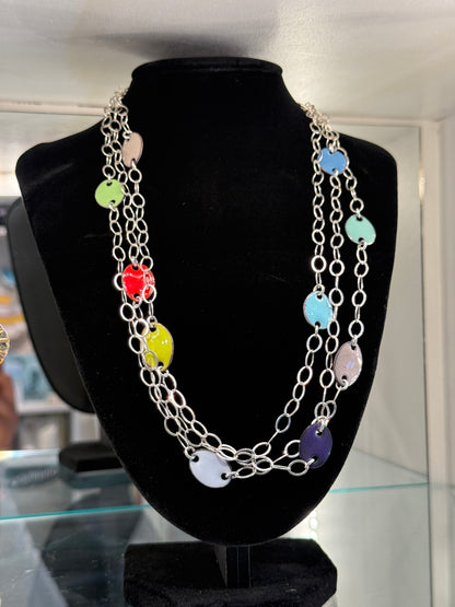 Leigh Roberts: Multicolored Enamel Ovals