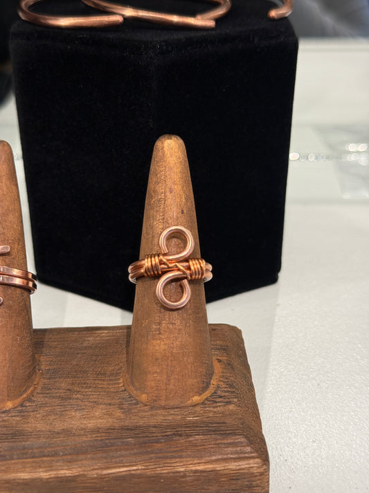 Earth Angel Heals: Copper Infinity ring