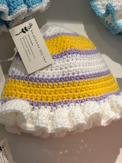 HANDMADE DEE TAY: Crochet Ruffle Hats