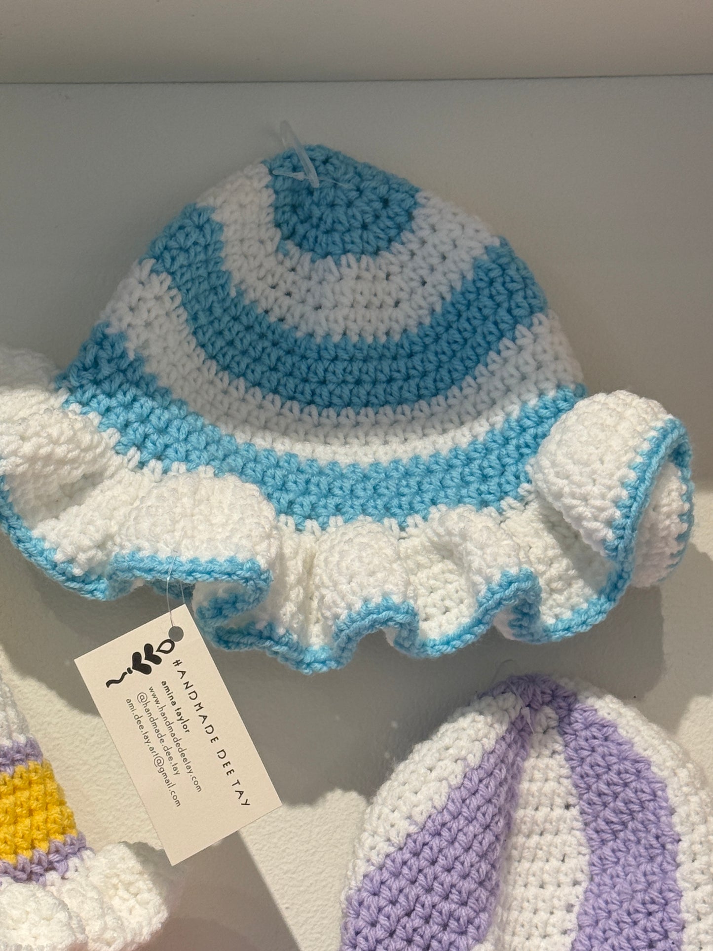 HANDMADE DEE TAY: Crochet Ruffle Hats