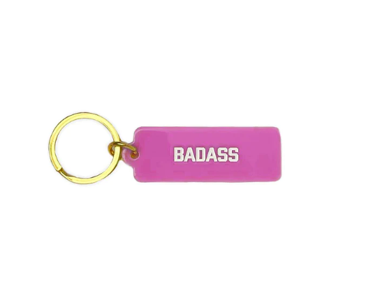 Badass Rectangle Keychain