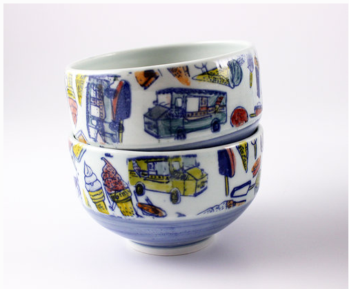 Stephanie Dukat: Ceramic Ice Cream Bowls