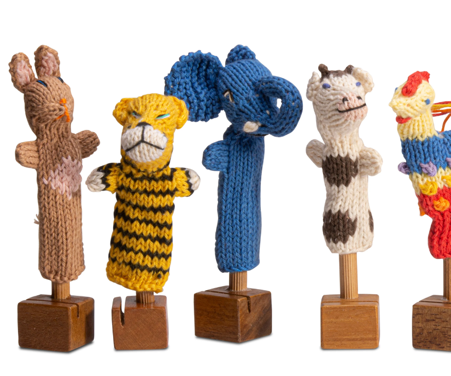 Crocheted Finger Puppets