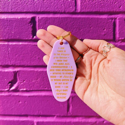 The Visionary Mantra Motel Keytag