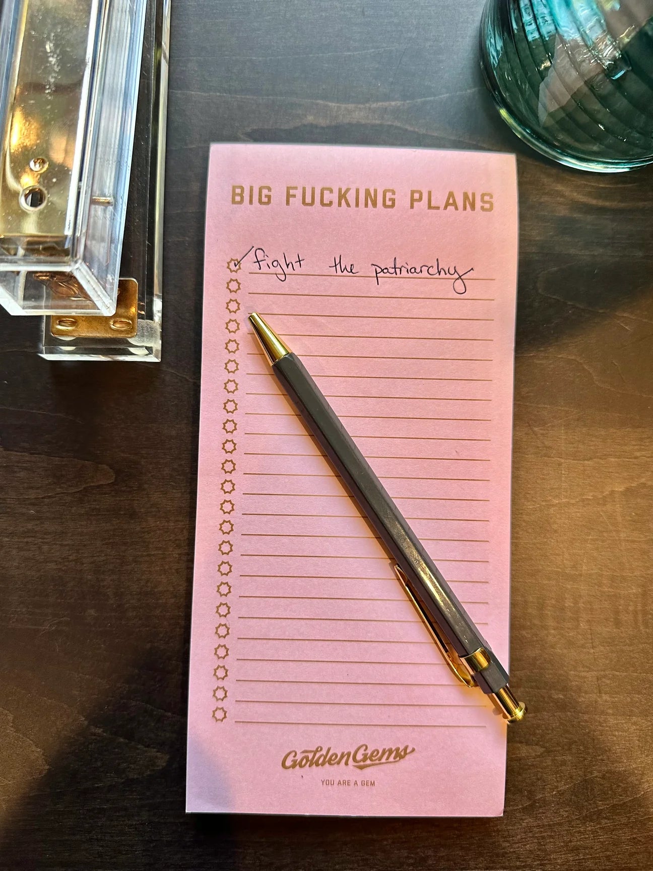 Big Fucking Plans Notepad