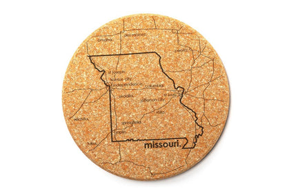 Missouri Cork Coaster - Set of 2