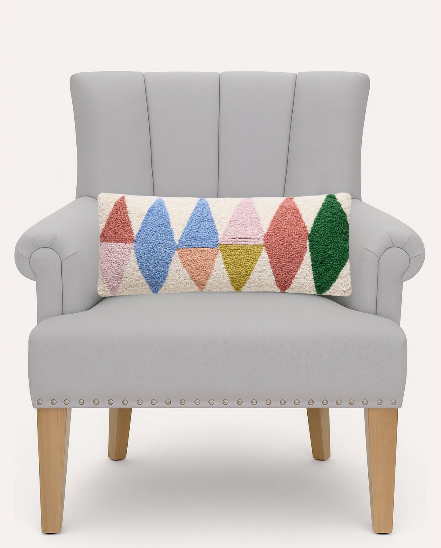 Rainbow Triangles Hook Pillow - Ampersand