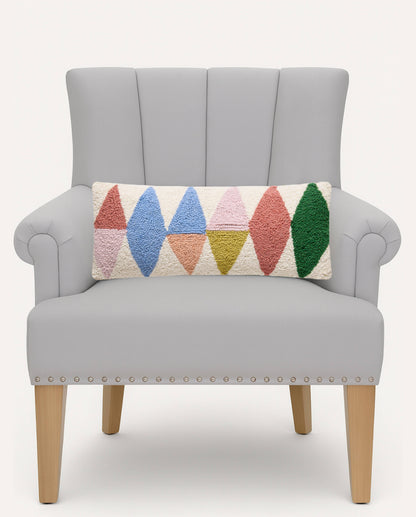 Rainbow Triangles Hook Pillow - Ampersand