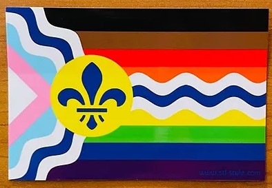 STL Pride Flag - Sticker